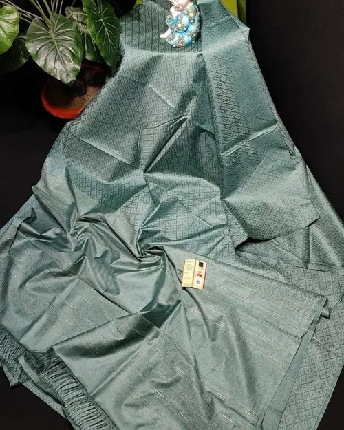 Luxurious Katan Silk Saree with Intricate Self-Weaving